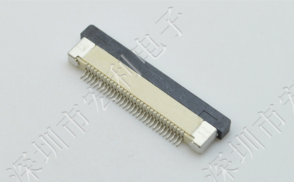 FFC/FPC連接器 軟排線插座 0.5mm間距-45P 下接拉鎖 45Pin 抽屜式