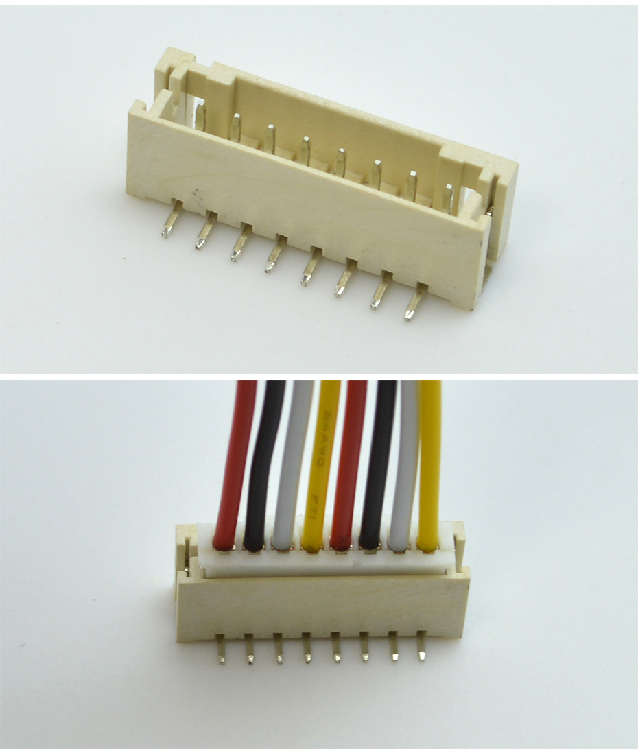 PH2.0插座 wafer插座2.0MM間距 12P立式貼片連接器母座環(huán)保耐溫