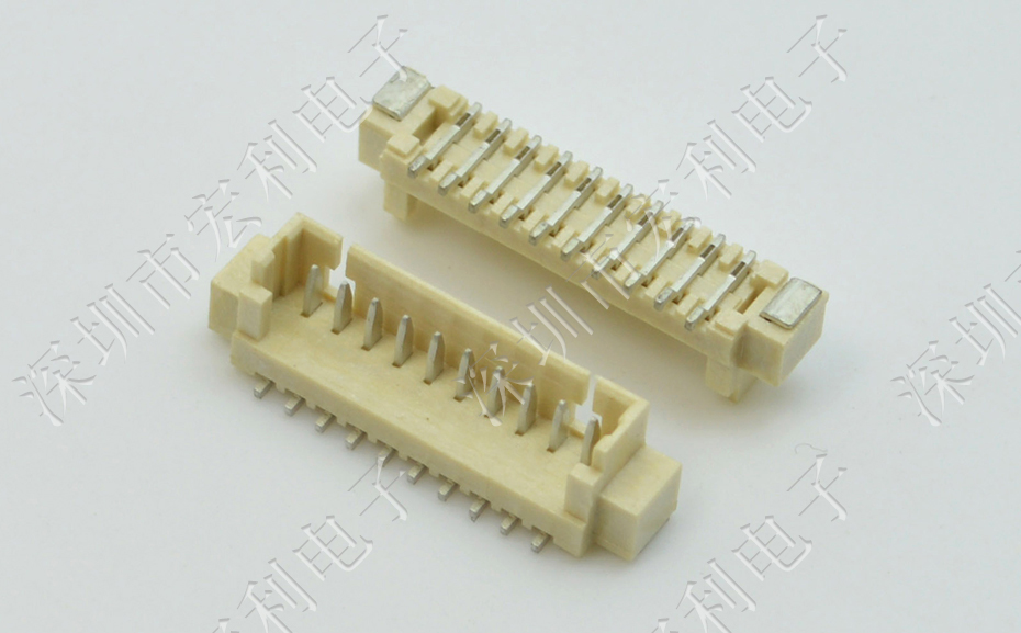 MX1.25-7P立式貼片插座SMT針座wafer端子接插件 條型連接器