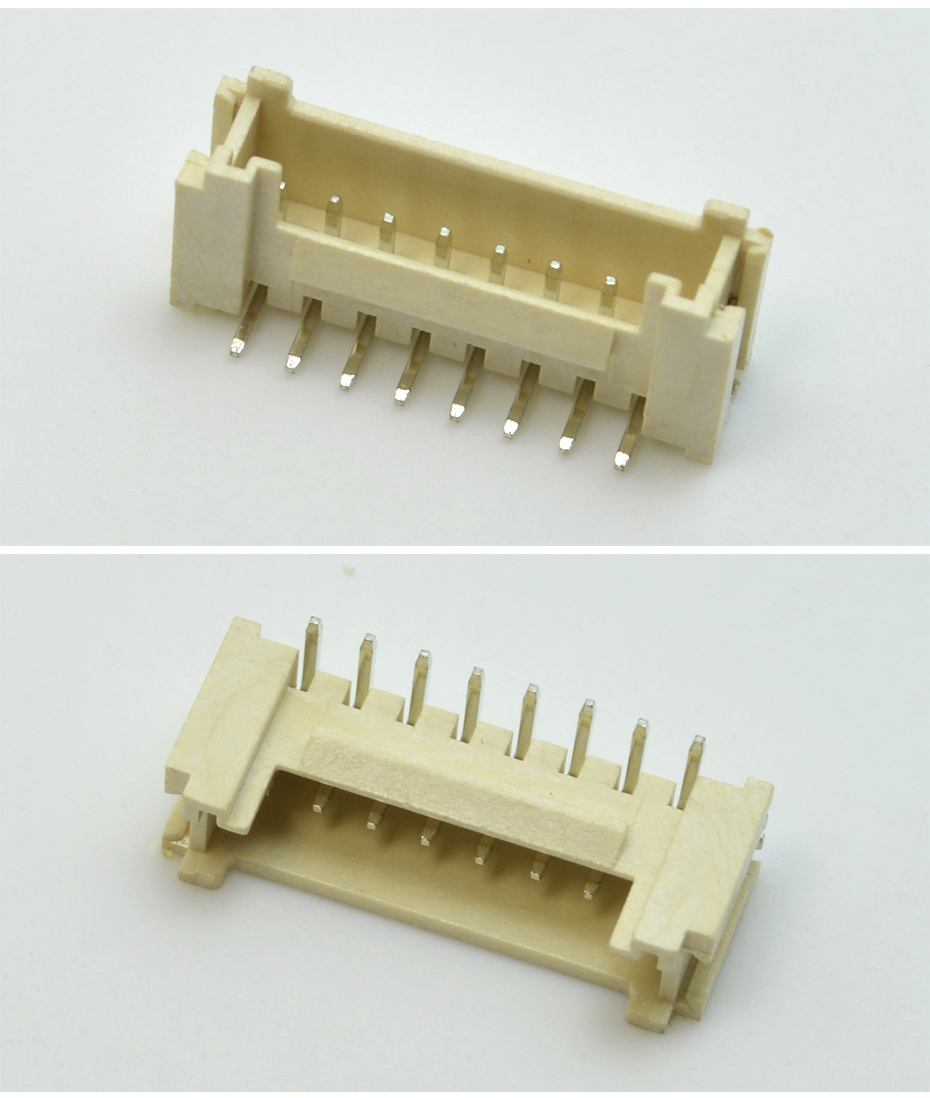 HY/PHB2.0mm 立式貼片8P帶扣 SMT型連接器 接插件 環保耐高溫插座,宏利